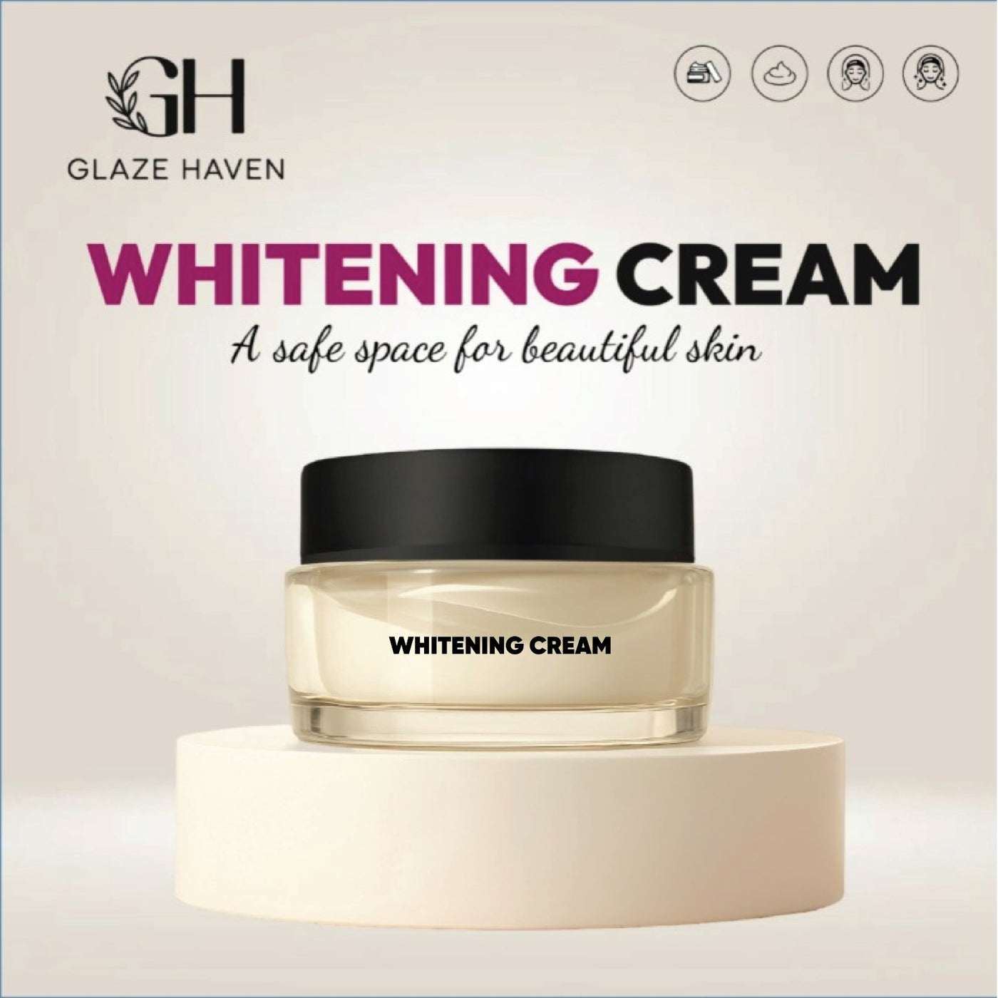 Glaze Haven Whitening Cream